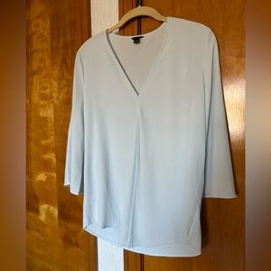 Ann Taylor blouse pale blue